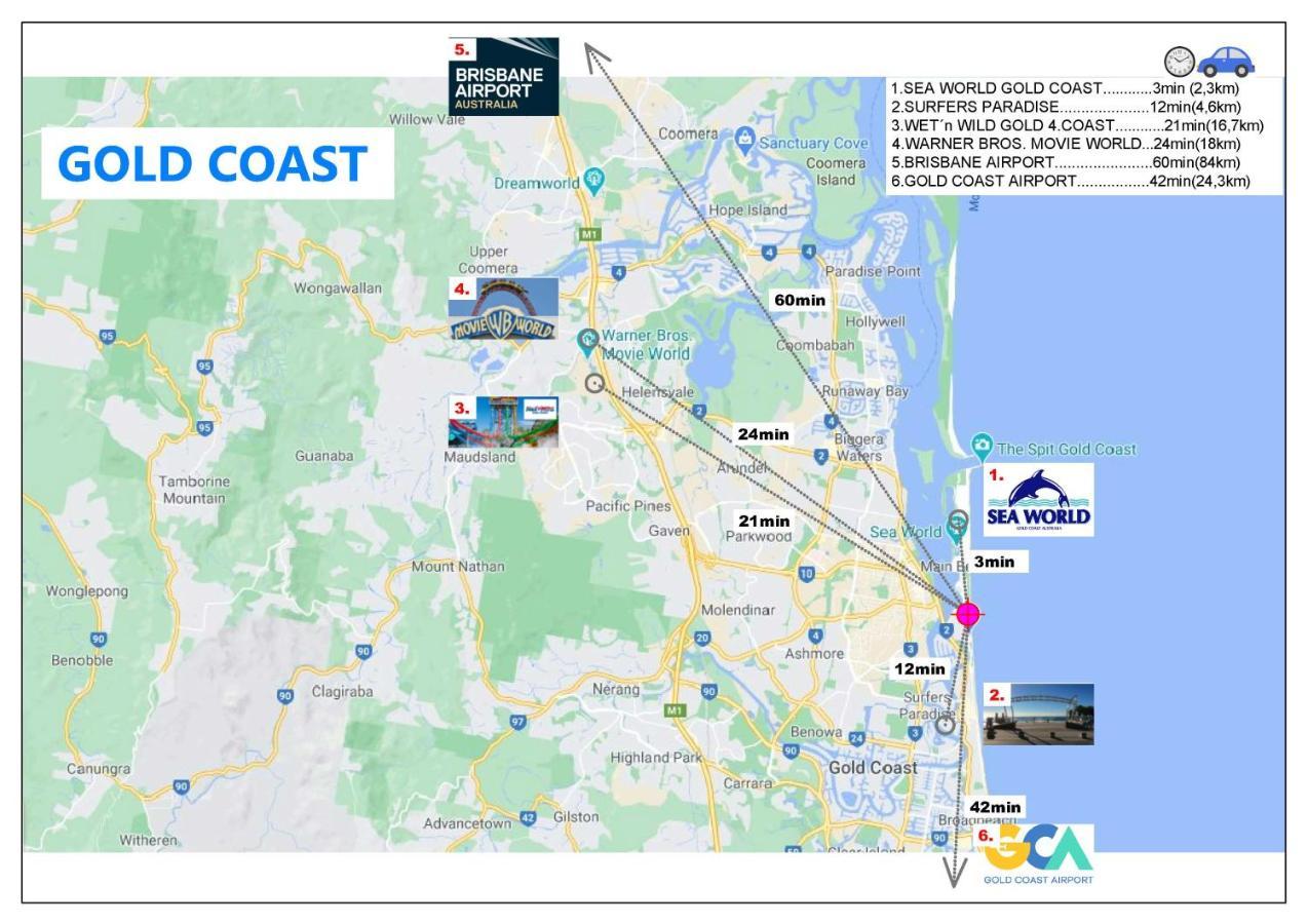 Beachside/ Paradise Best Views Gold Coast Eksteriør bilde